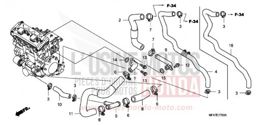 WATER PIPE CBF10007 de 2007